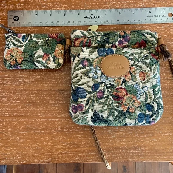 Royal Tapisserie Crossbody Bag with Change Purse - Picture 9 of 9